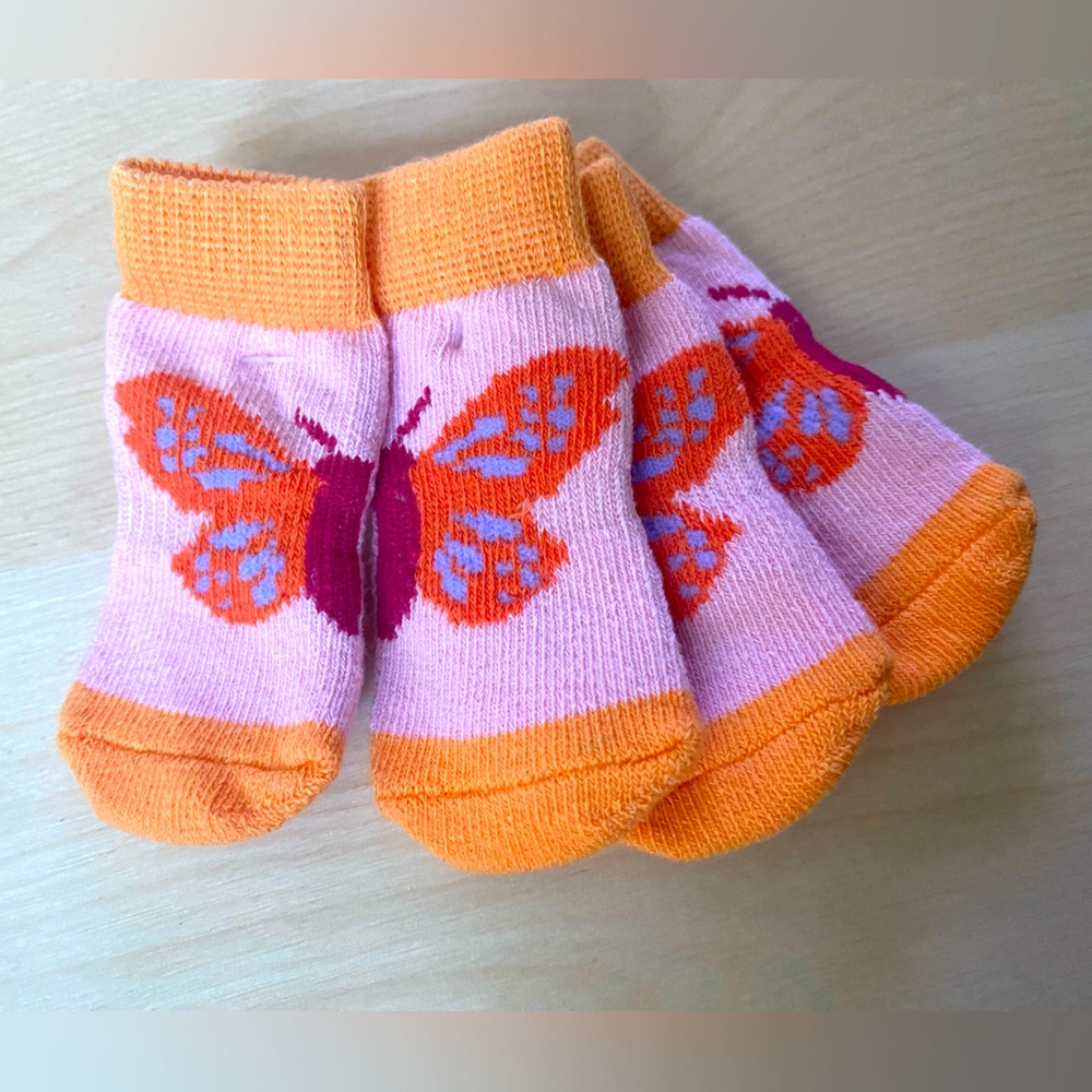 Butterfly Pet Socks